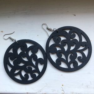 Stunning Bohemian Wood Earrings!